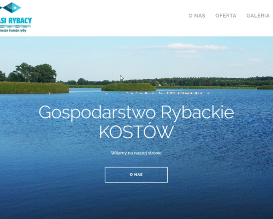 Strona internetowa – Gospodarstwo Rybackie KOSTÓW
