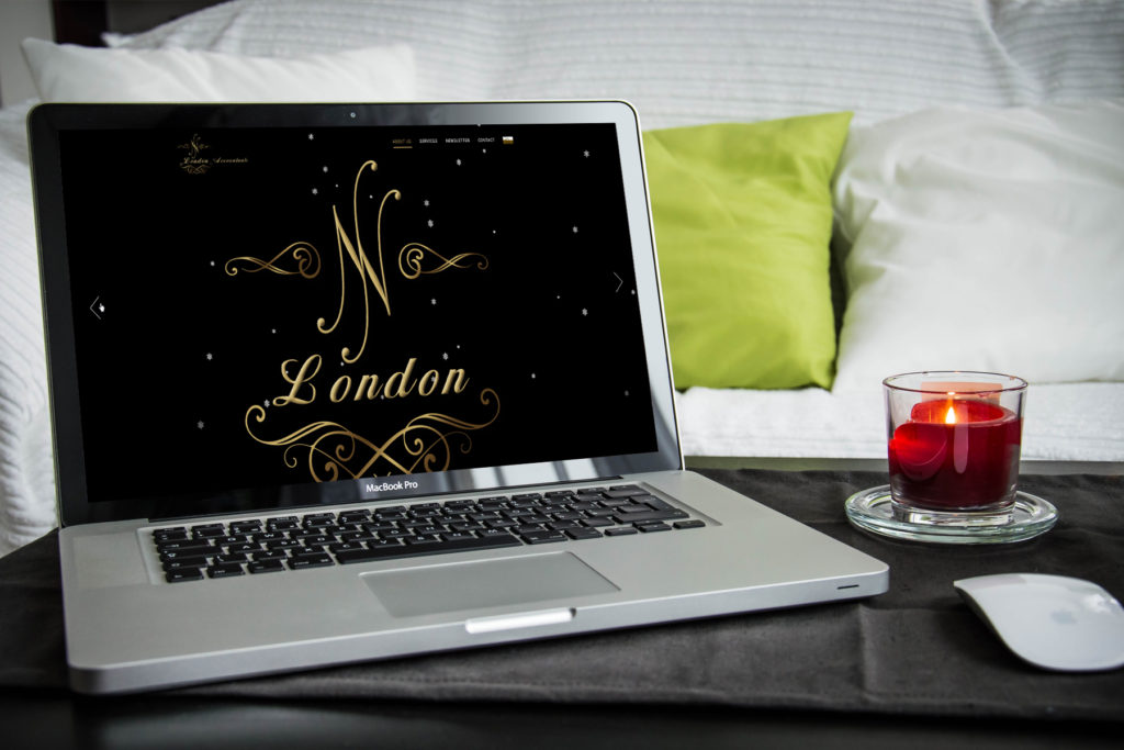 NN London – logo i strona www