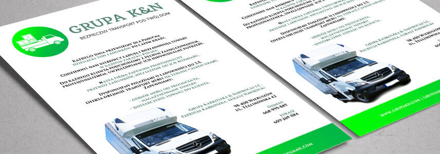 Grupa K&N – Logo i ulotka